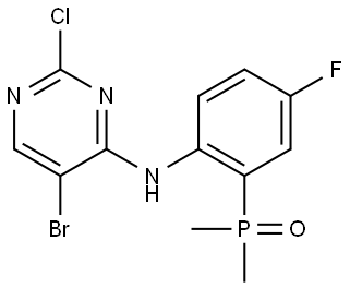 CAS#2726465-83-2|5-Bromo-2-cloro-N- (2- (dimetilfosforil) -4-fluorofenil) pirimidina-4-amina